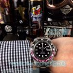 Best Clone Rolex Submariner Colorful Diamond Bezel Stainless Steel Men's Watch